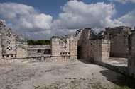 Temple IV in Becan's East Plaza - becan mayan ruins,becan mayan temple,mayan temple pictures,mayan ruins photos